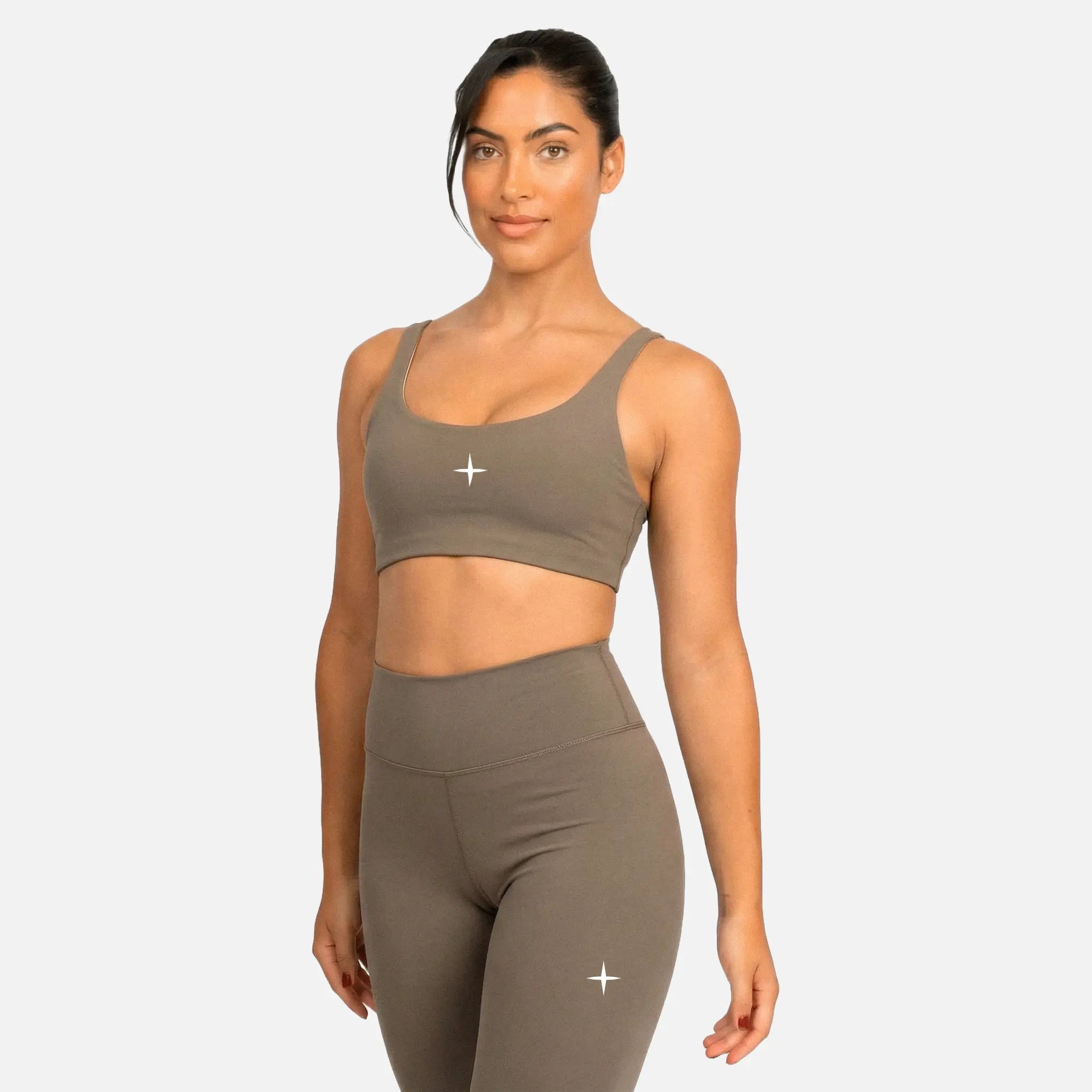 Conjunto TUFF Legging Pro - Castanho