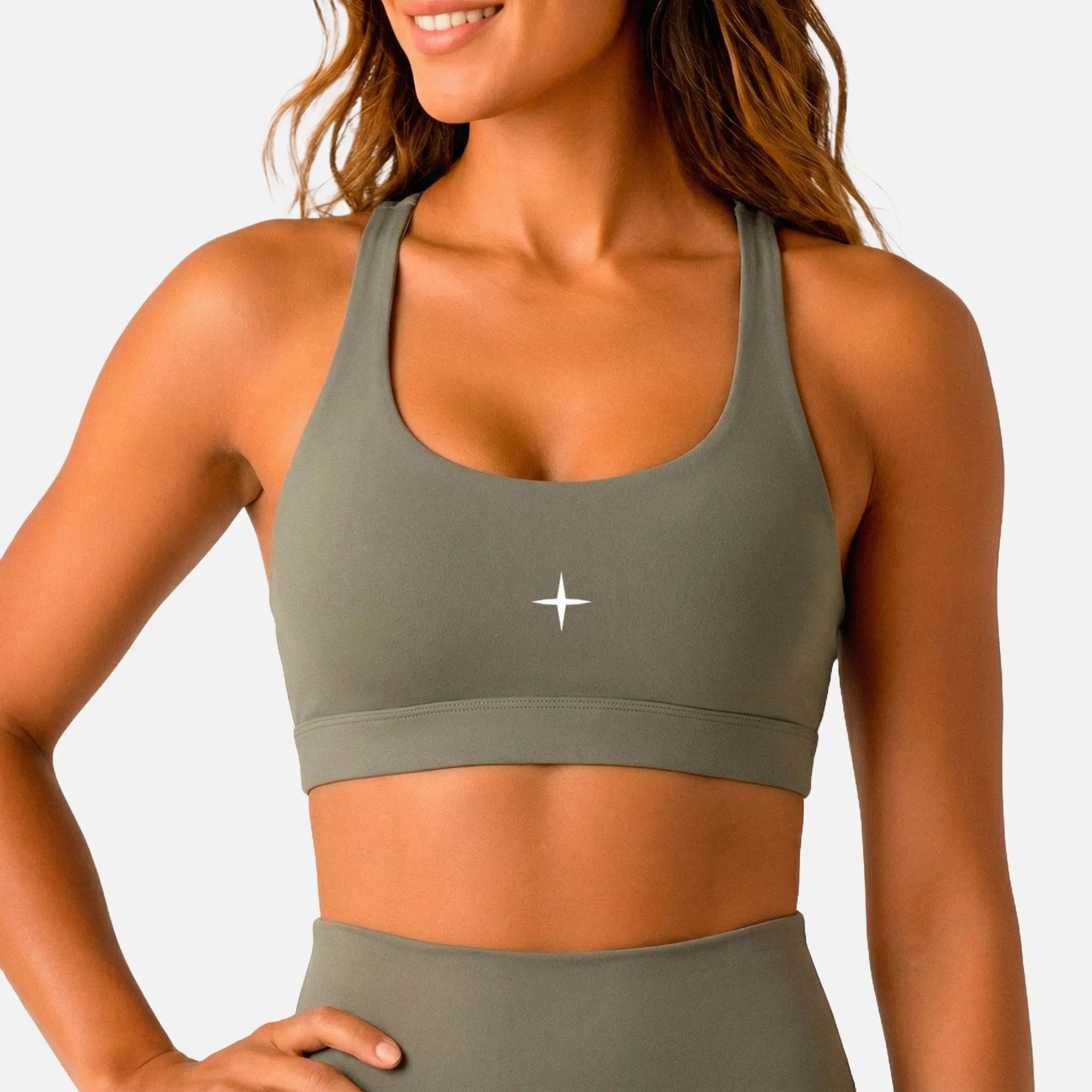 Conjunto TUFF Legging Pro - Castanho