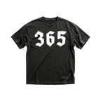 Camiseta 365 Grunge - Preta Estonada