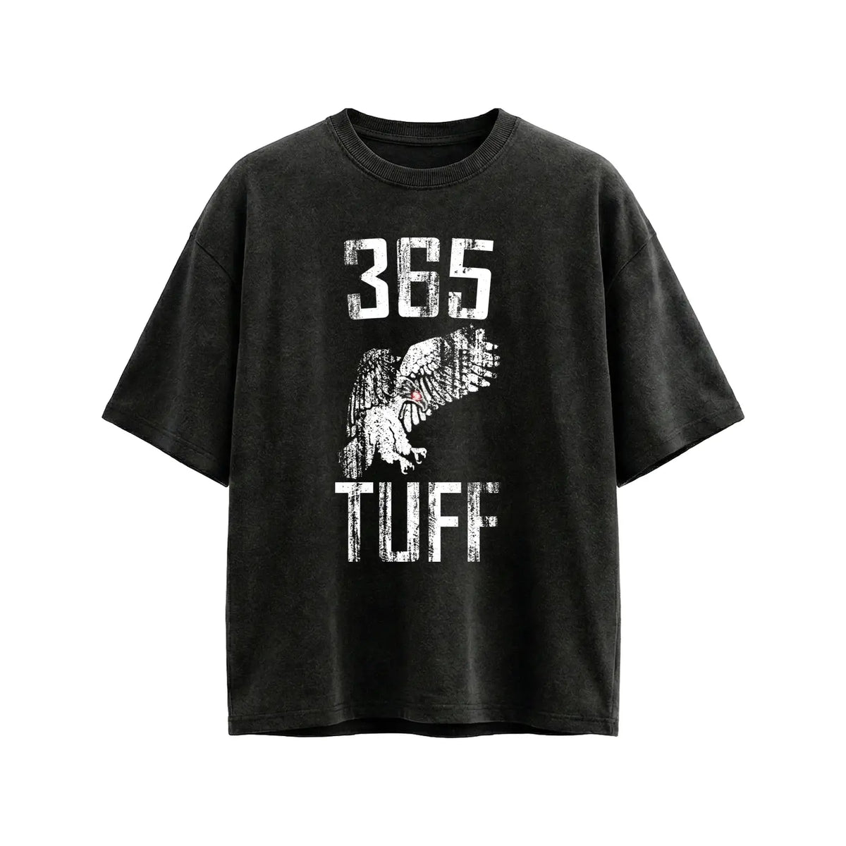 TUFF Triple T-Shirt - Washed Black