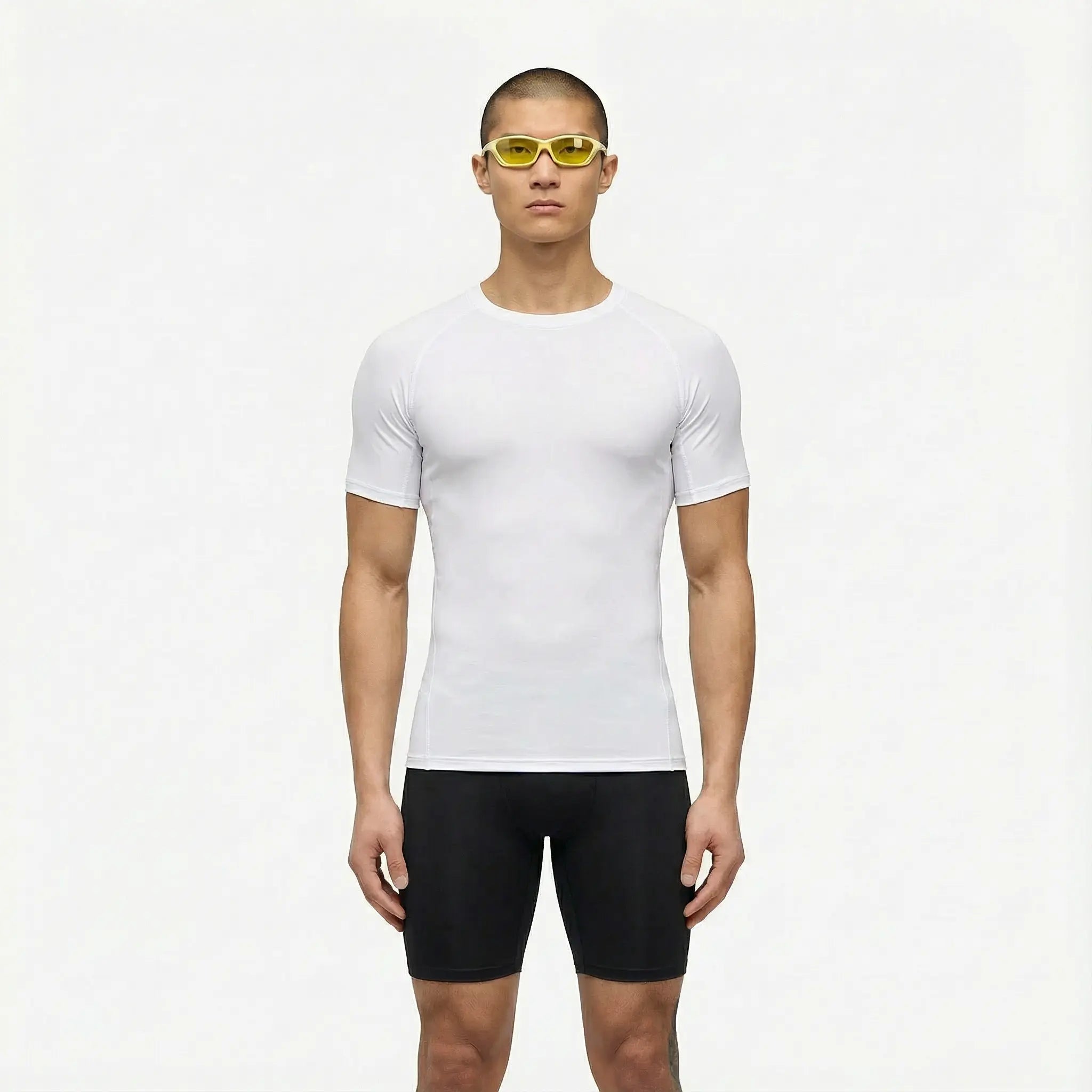 Camiseta Compressão Corrida - Branca