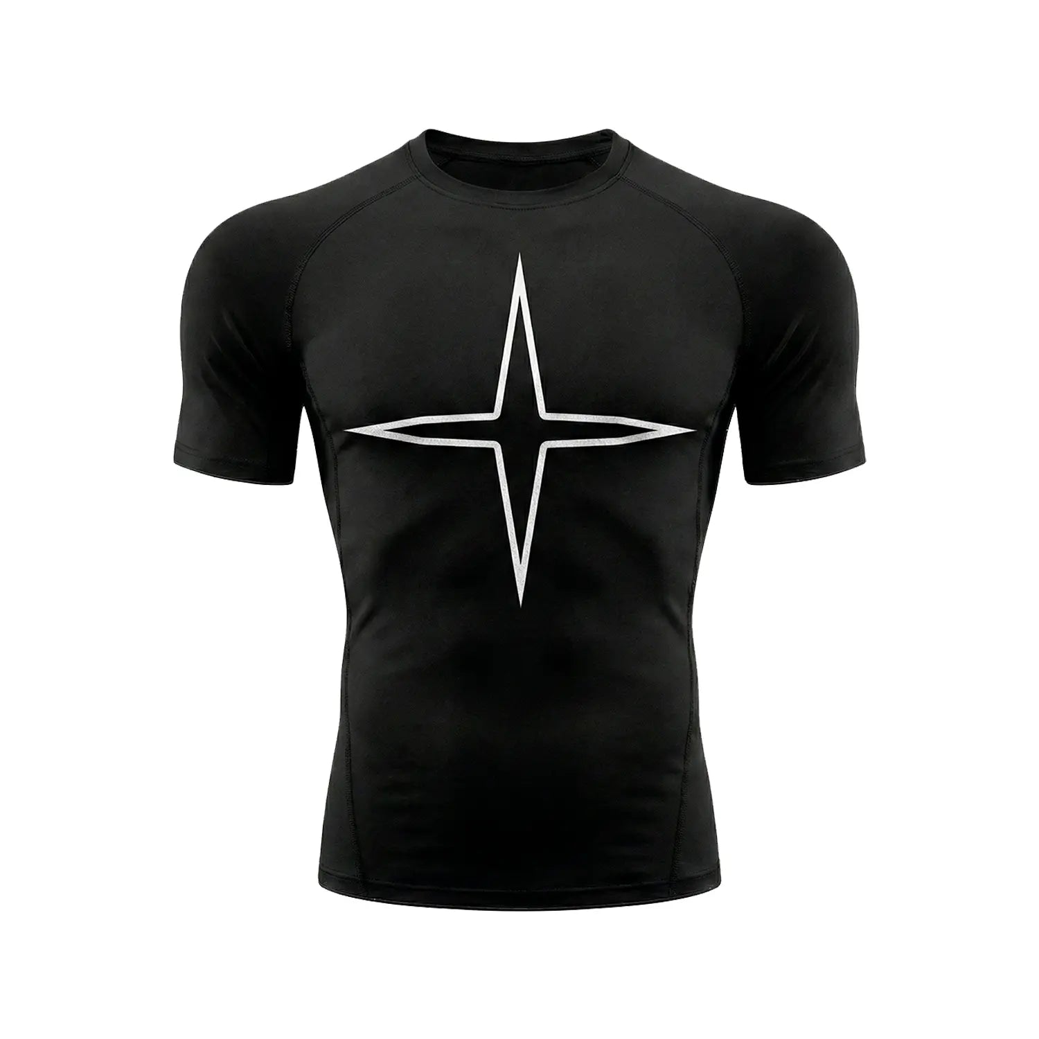 Camiseta Compressão TUFF Fagulha - Preta
