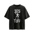 TUFF Triple T-Shirt - Washed Black
