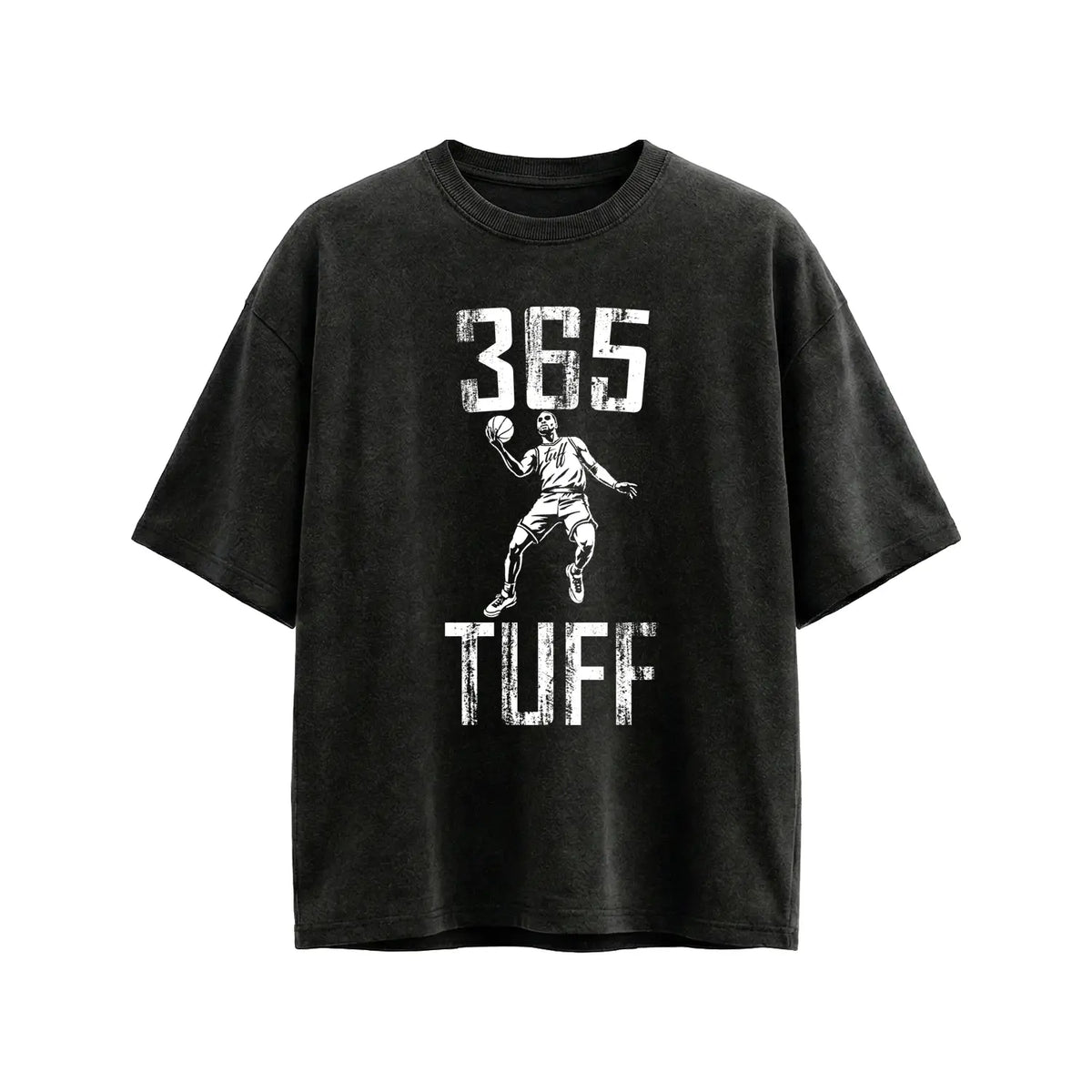 TUFF Triple T-Shirt - Washed Black