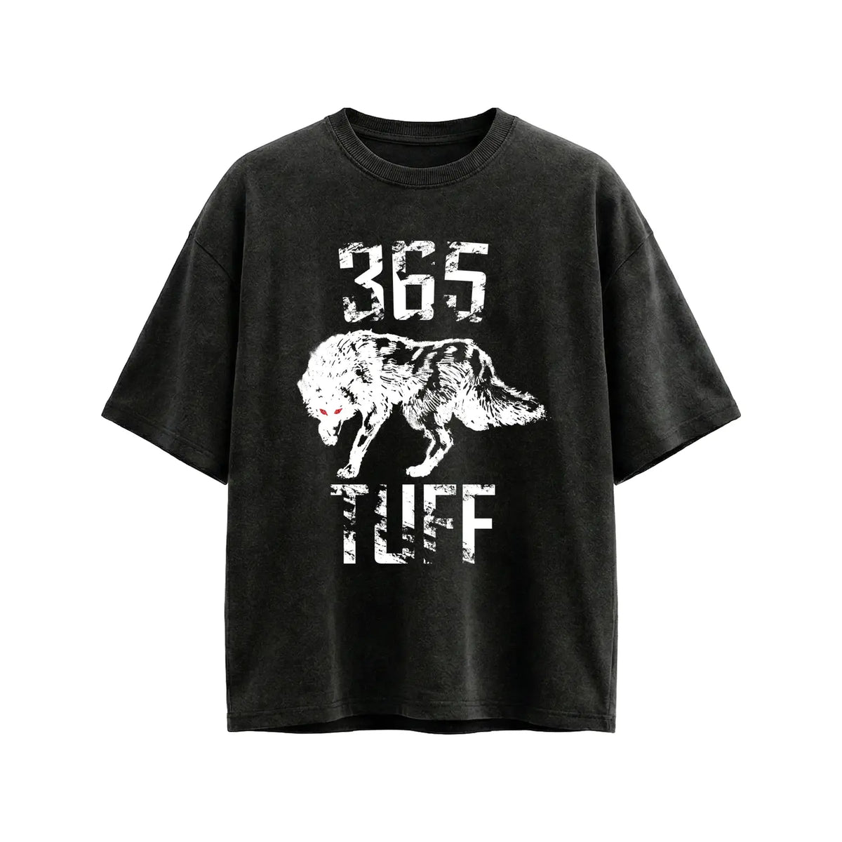 TUFF Triple T-Shirt - Washed Black
