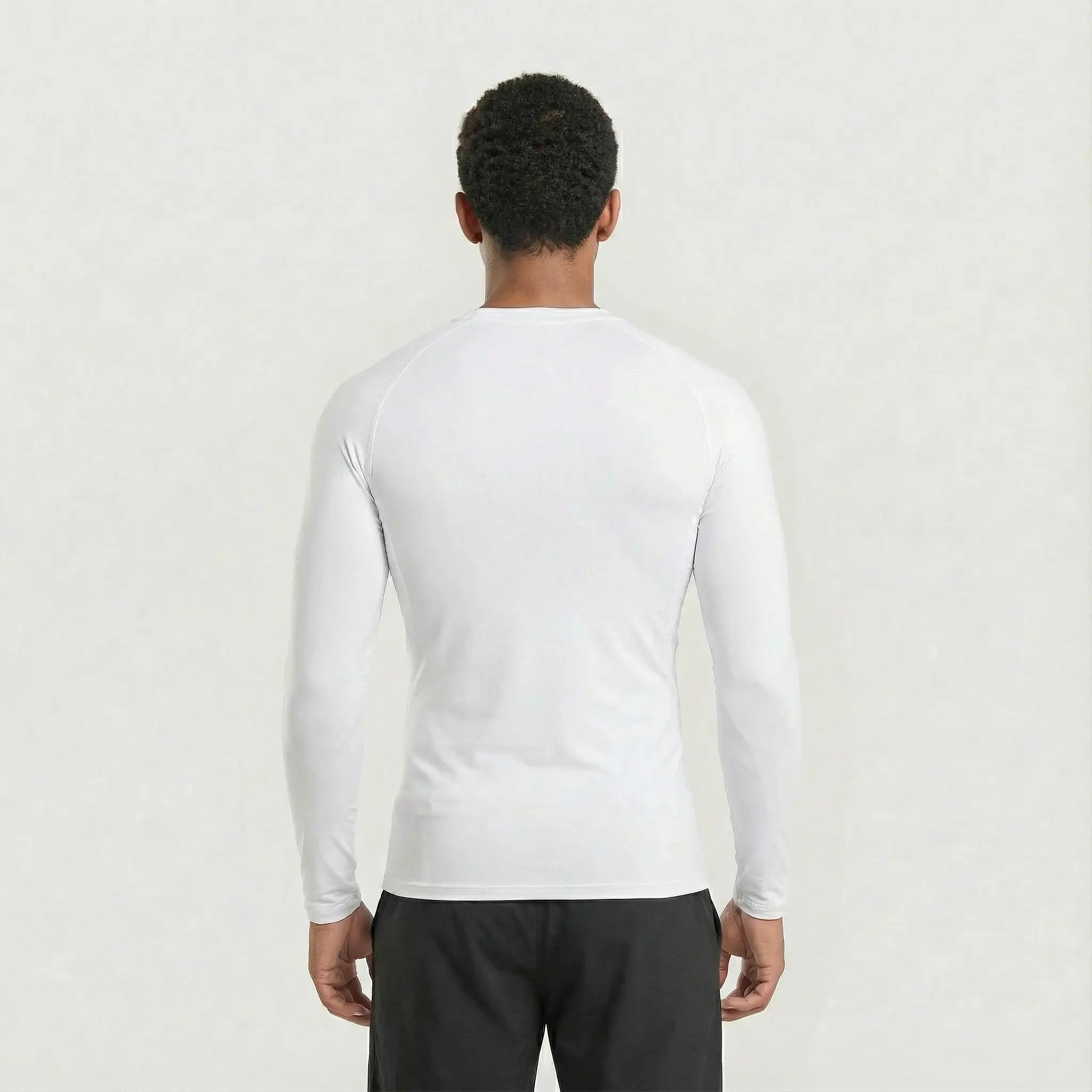 Camiseta Manga Longa Compressão Gym - Branca