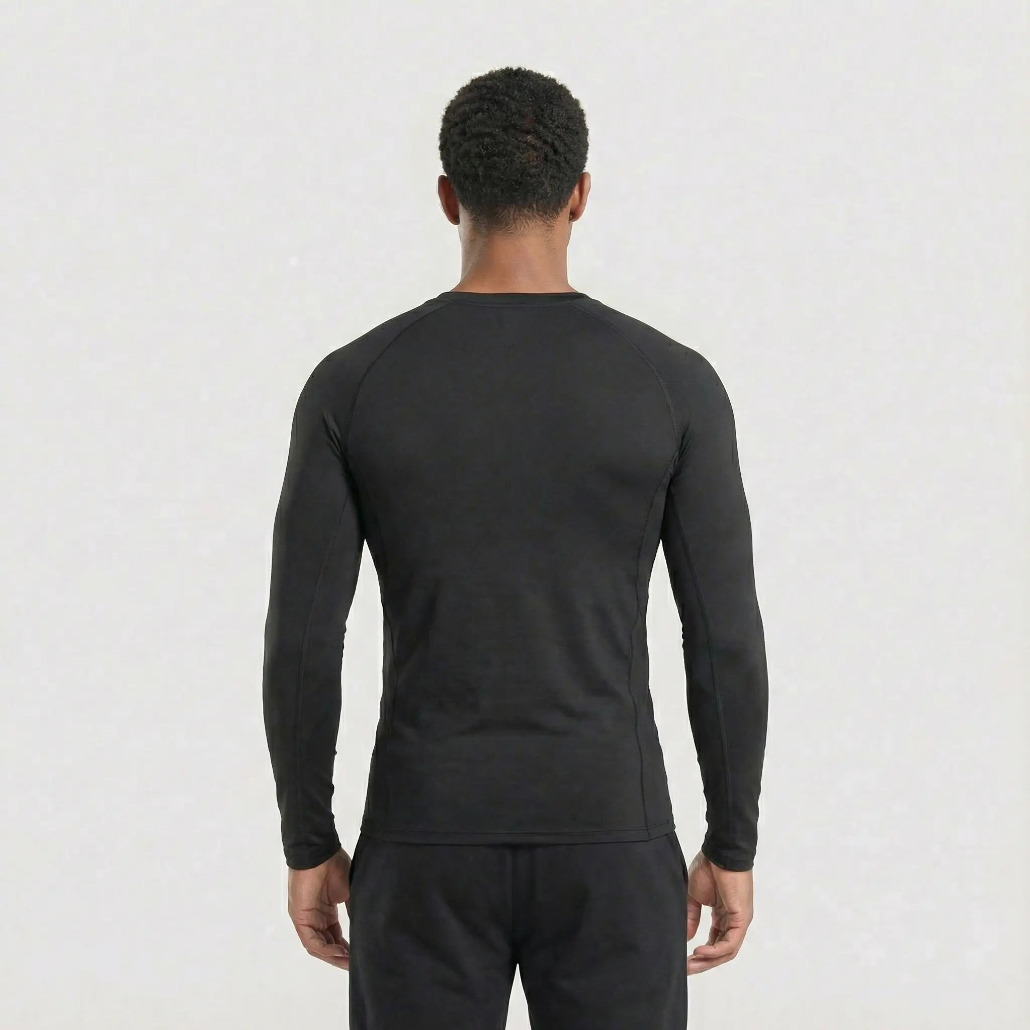 Camiseta Manga Longa Compressão Gym - Preta