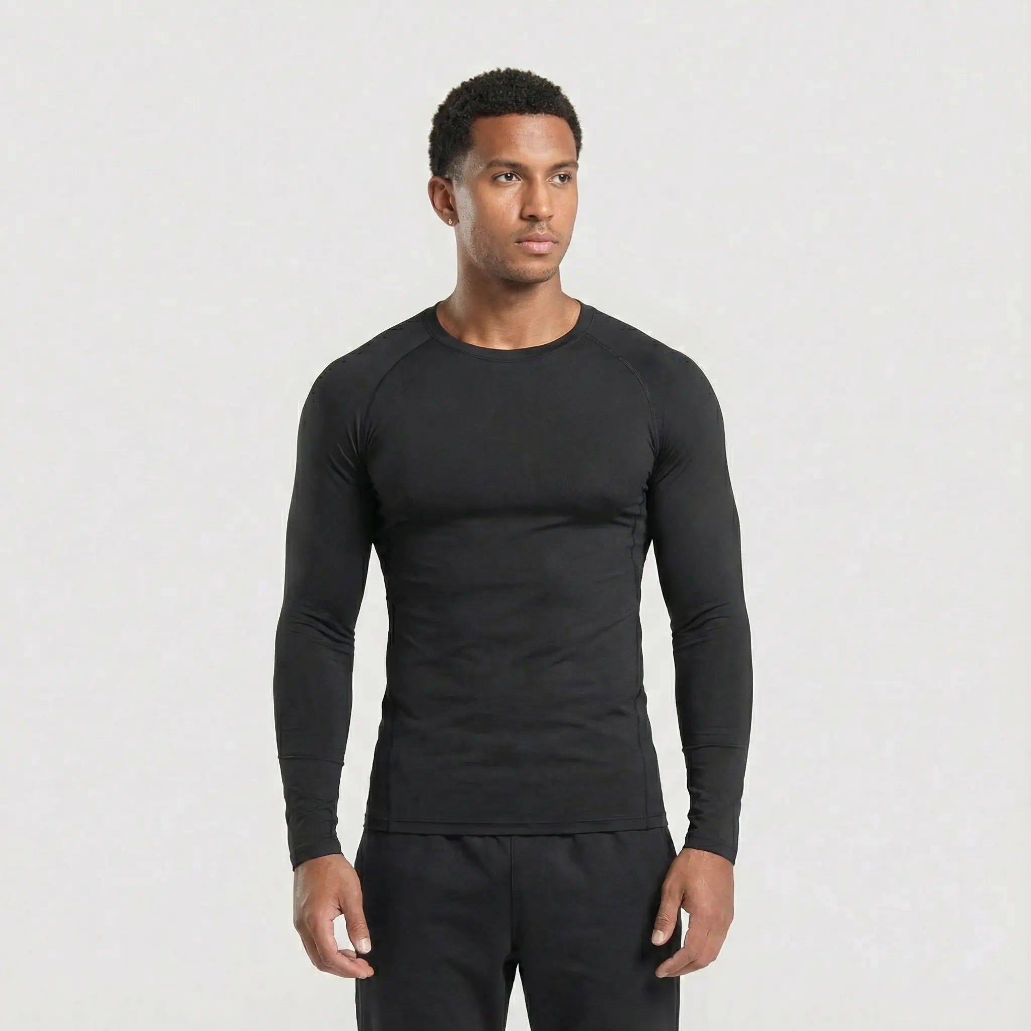 Camiseta Manga Longa Compressão Gym - Preta