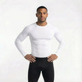 Camiseta Manga Longa Compressão Boxe - Branca
