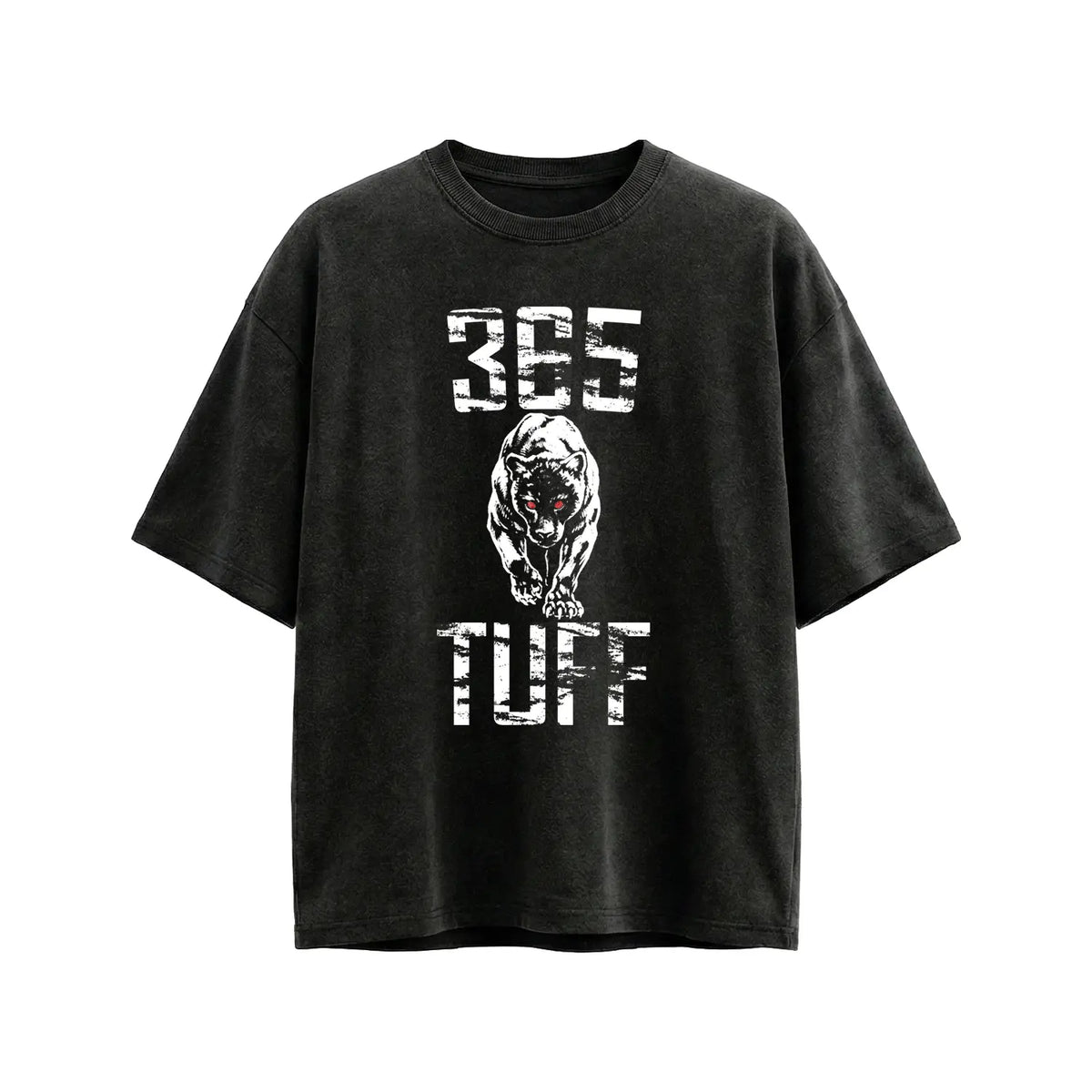 TUFF Triple T-Shirt - Washed Black