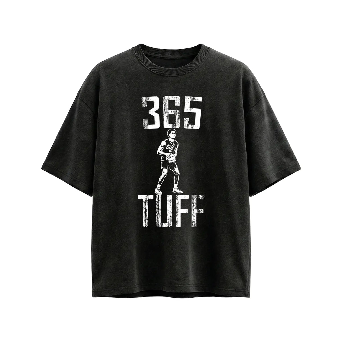 TUFF Triple T-Shirt - Washed Black