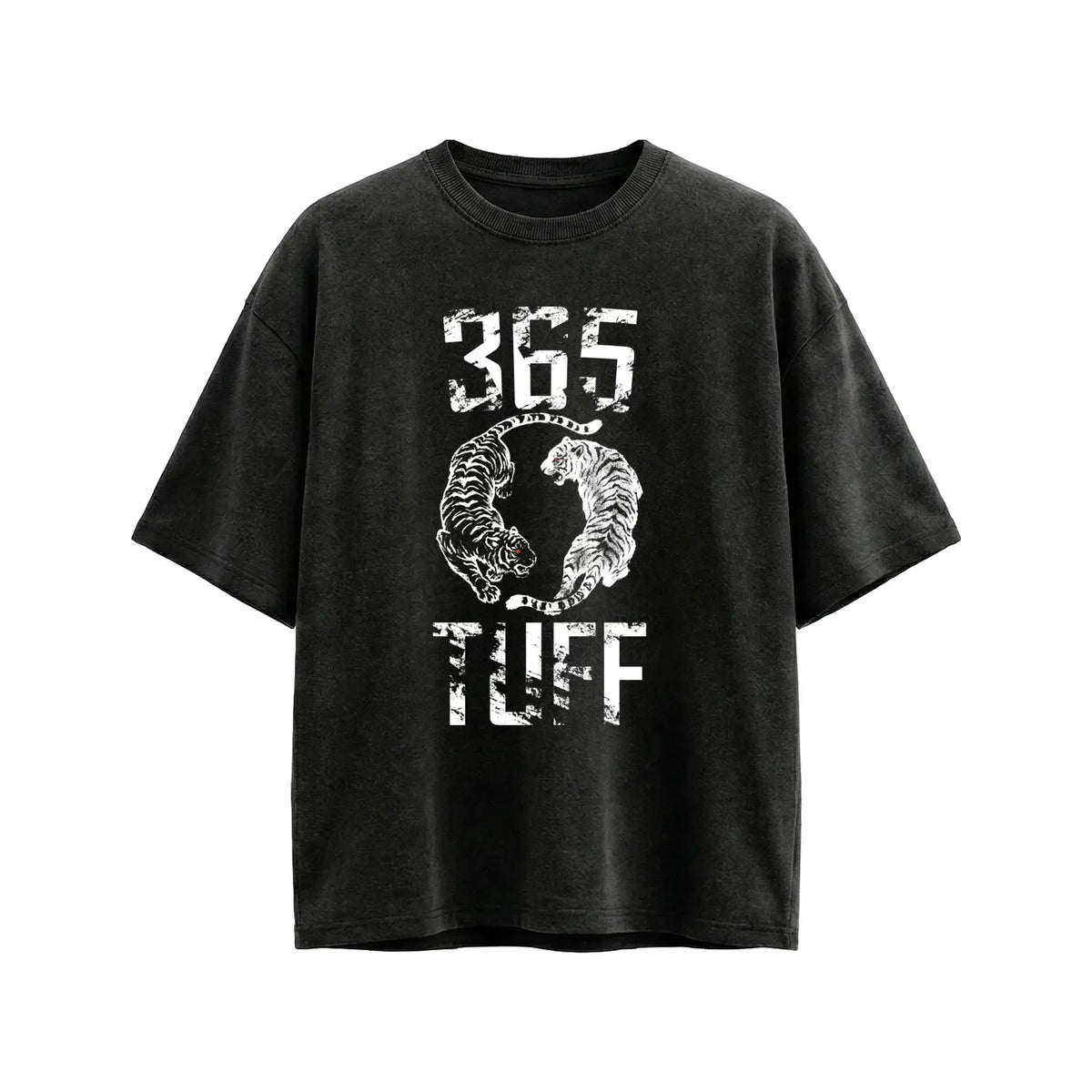 Camiseta Tigres - Preta Estonada