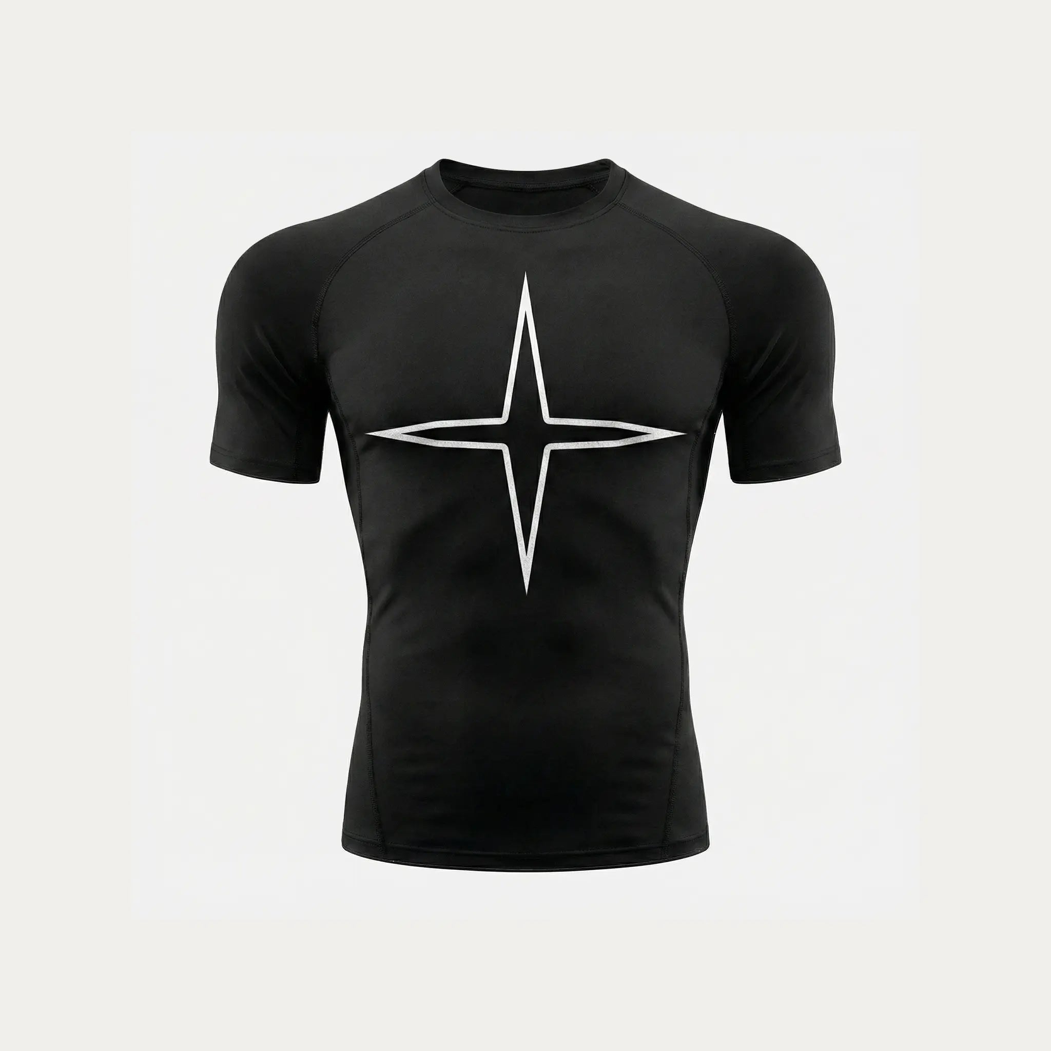 Camiseta Compressão TUFF Fagulha - Preta