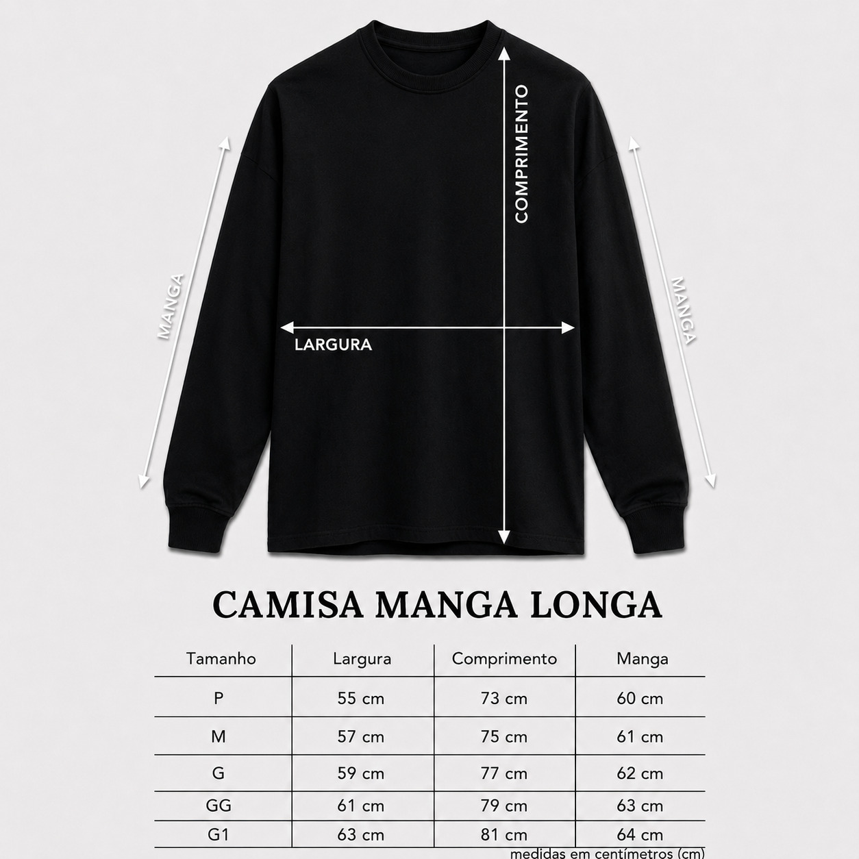 Camiseta Manga Longa Skeleton - Preta