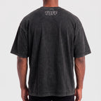 Camiseta 365 Grunge - Preta Estonada