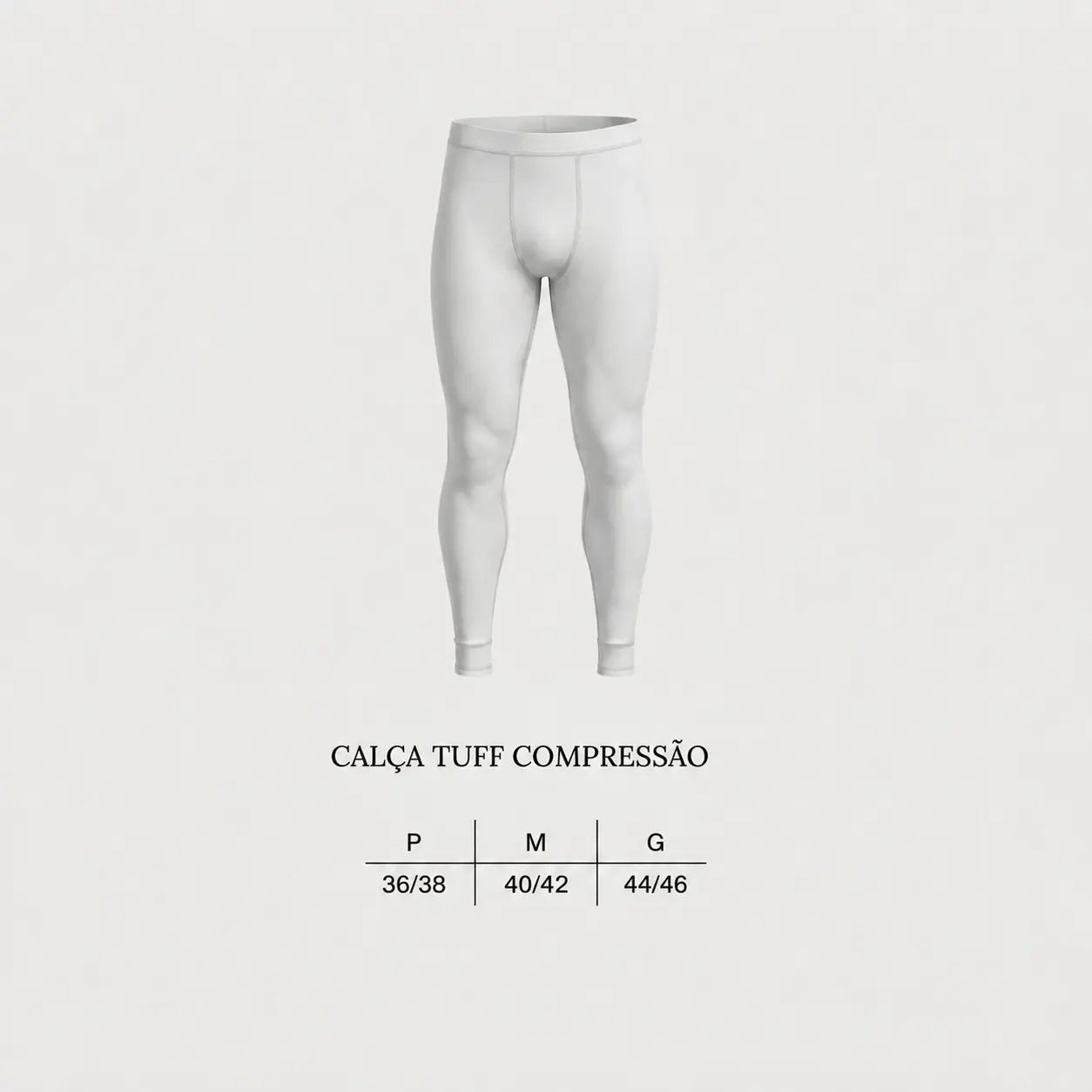 Calça Compressão That's TUFF - Branca