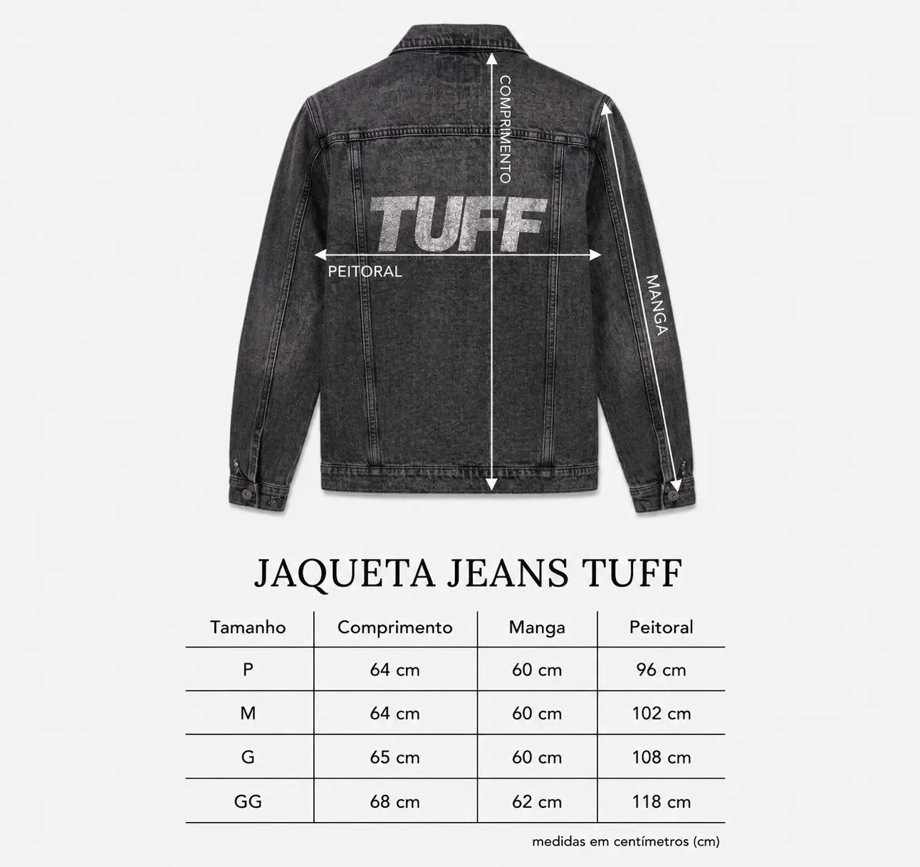 Jaqueta Jens TUFF - Preto Estonado