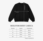Moletom Boxy Careca TUFF Performance - Preto