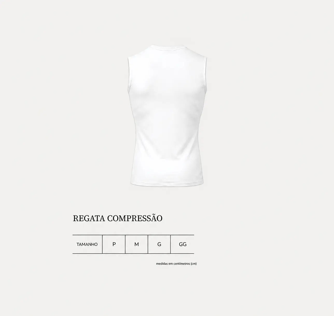 Regata Compressão TUFF - Branca