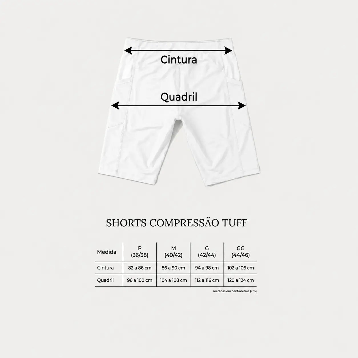 Shorts Compressão That's TUFF - Branco