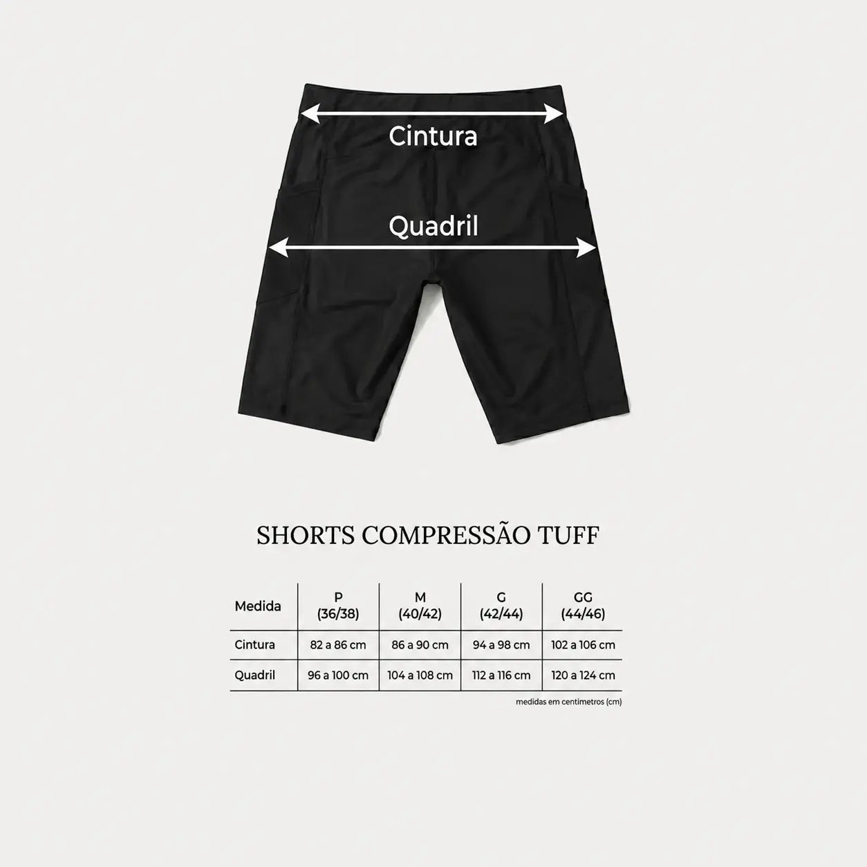 Shorts Compressão That's TUFF - Preto