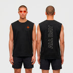 Regata TUFF/All Day Vazado - Preta