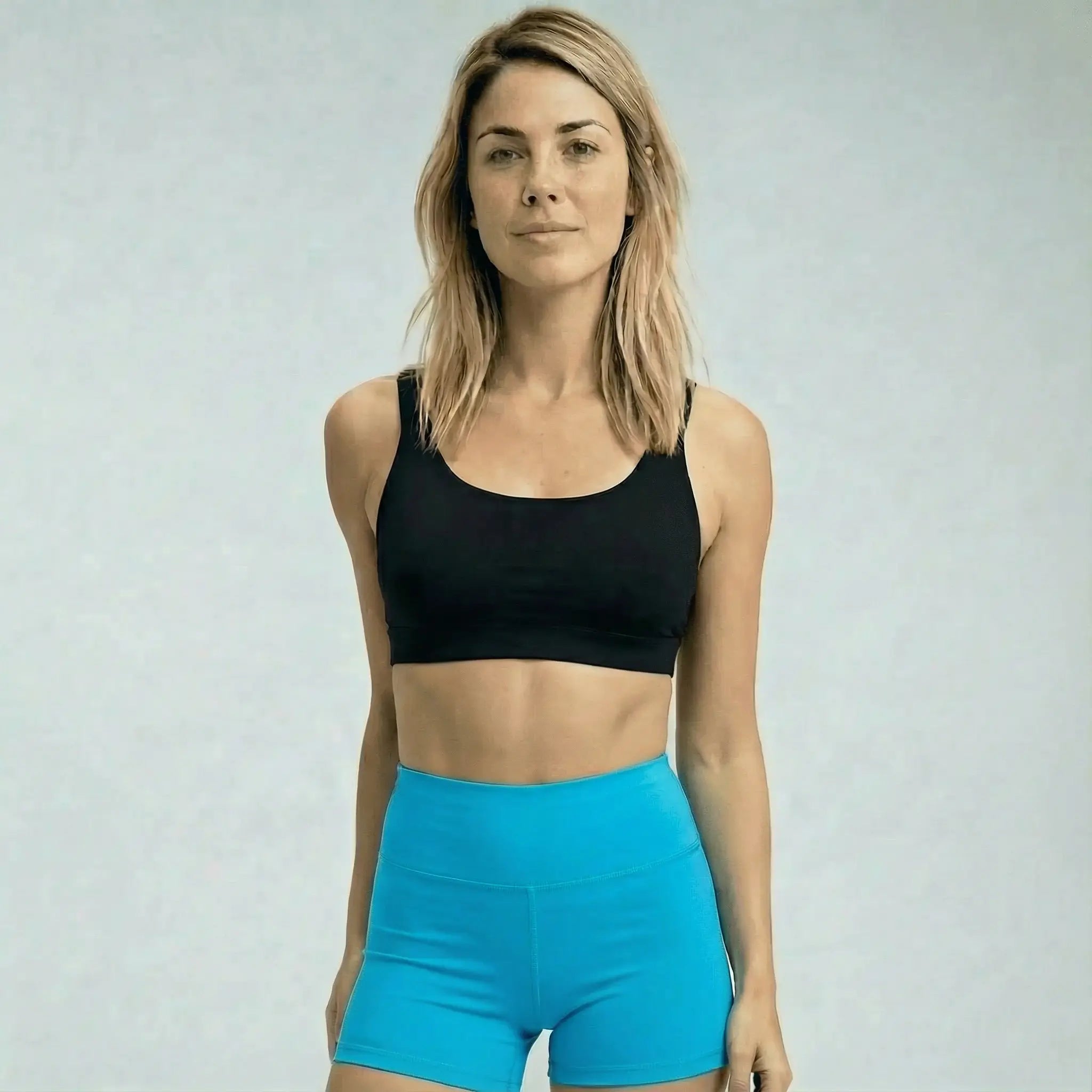 Shorts Fit - Azul Turquesa