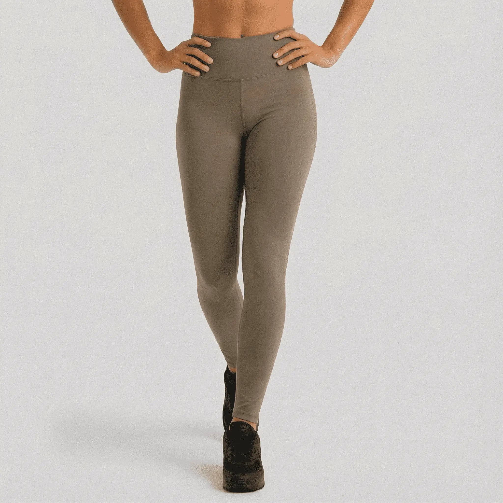Calça Legging - Castanho