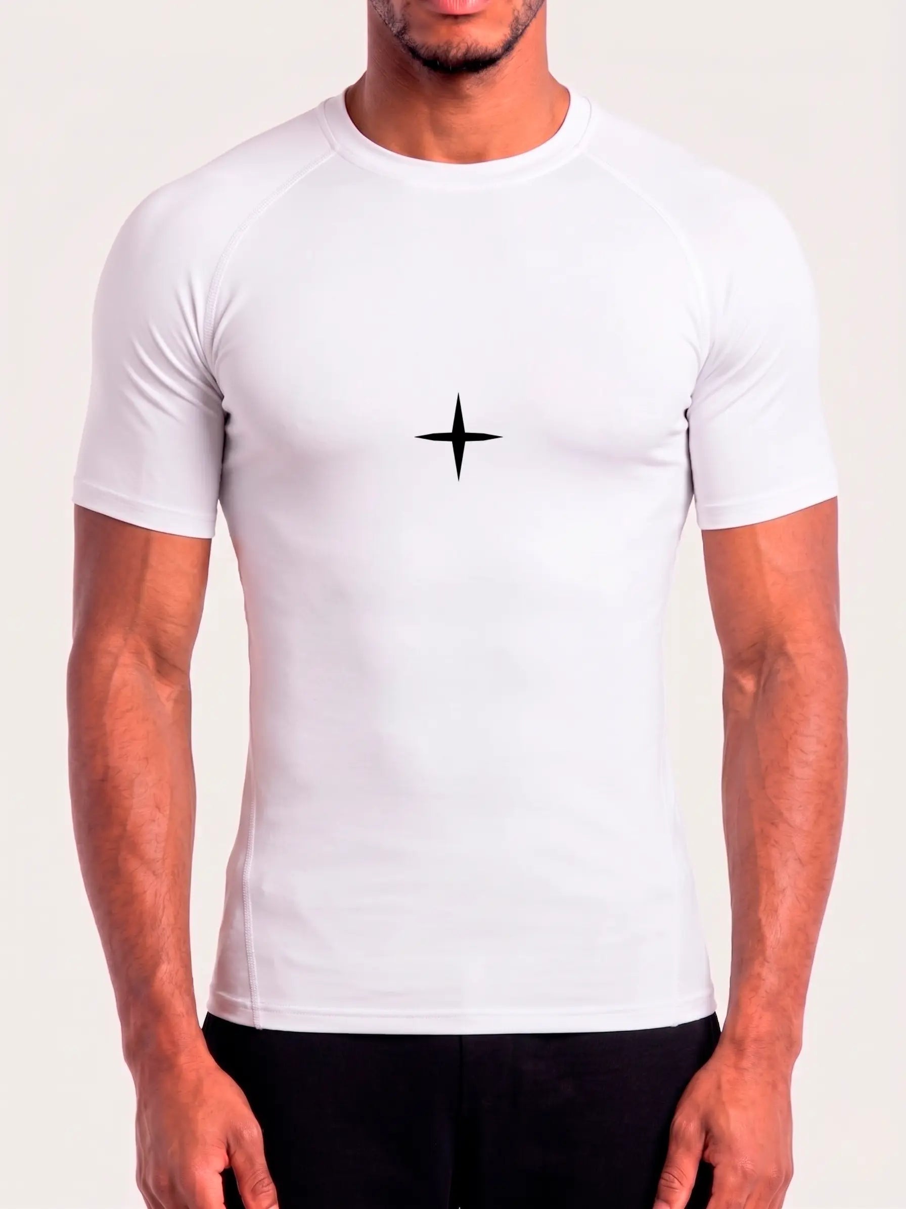 Camiseta TUFF Logo Compressão - Branca