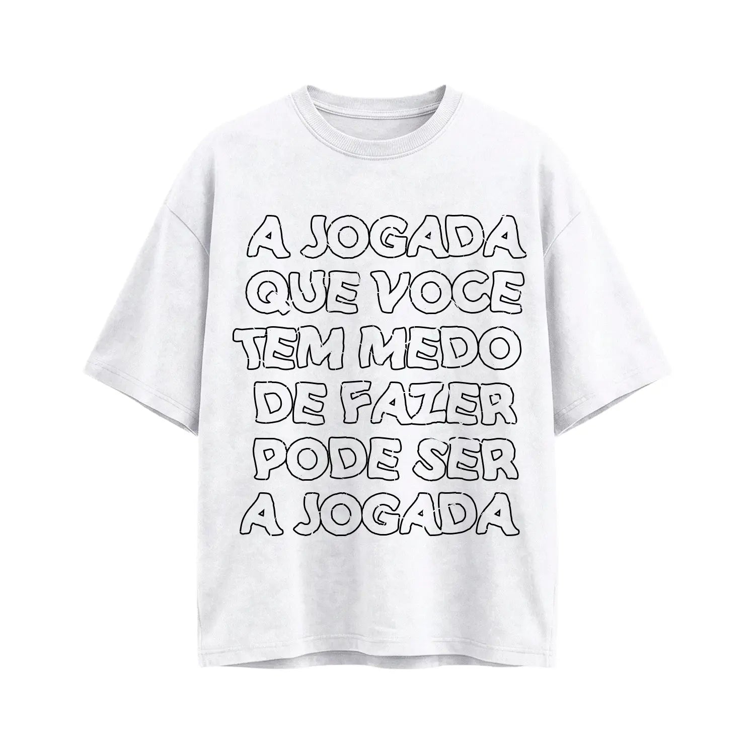 Camiseta A Jogada - Branca