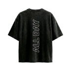 Camiseta TUFF/All Day - Preta Estonado