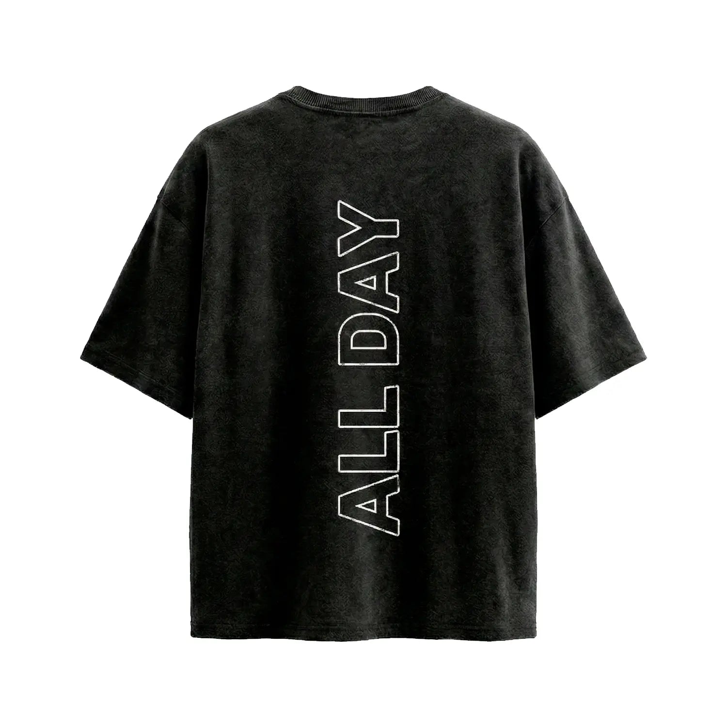 Camiseta TUFF/All Day - Preta Estonado