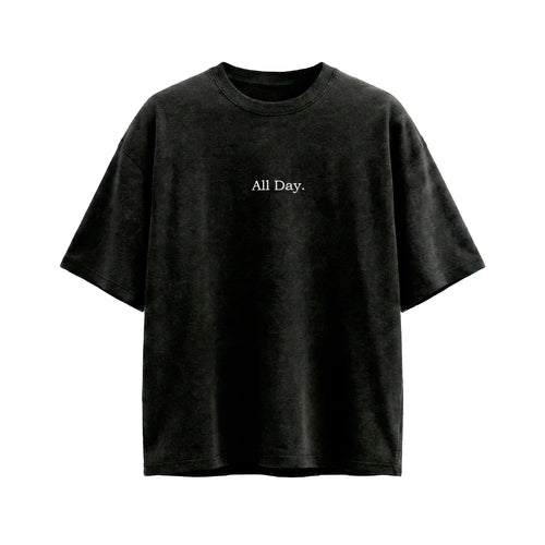 All Day/Team 365 Washed Black T-Shirt