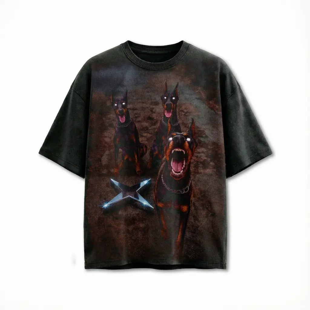 Camiseta TUFF Dogs - Preta Estonada