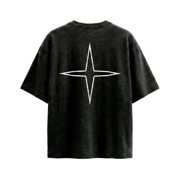 Camiseta All Day/TUFF - Preta Estonada