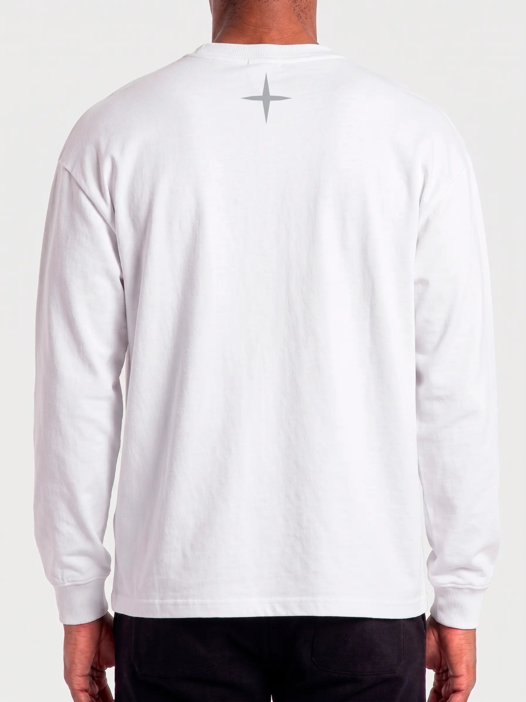 Camiseta Manga Longa Hand - Branca
