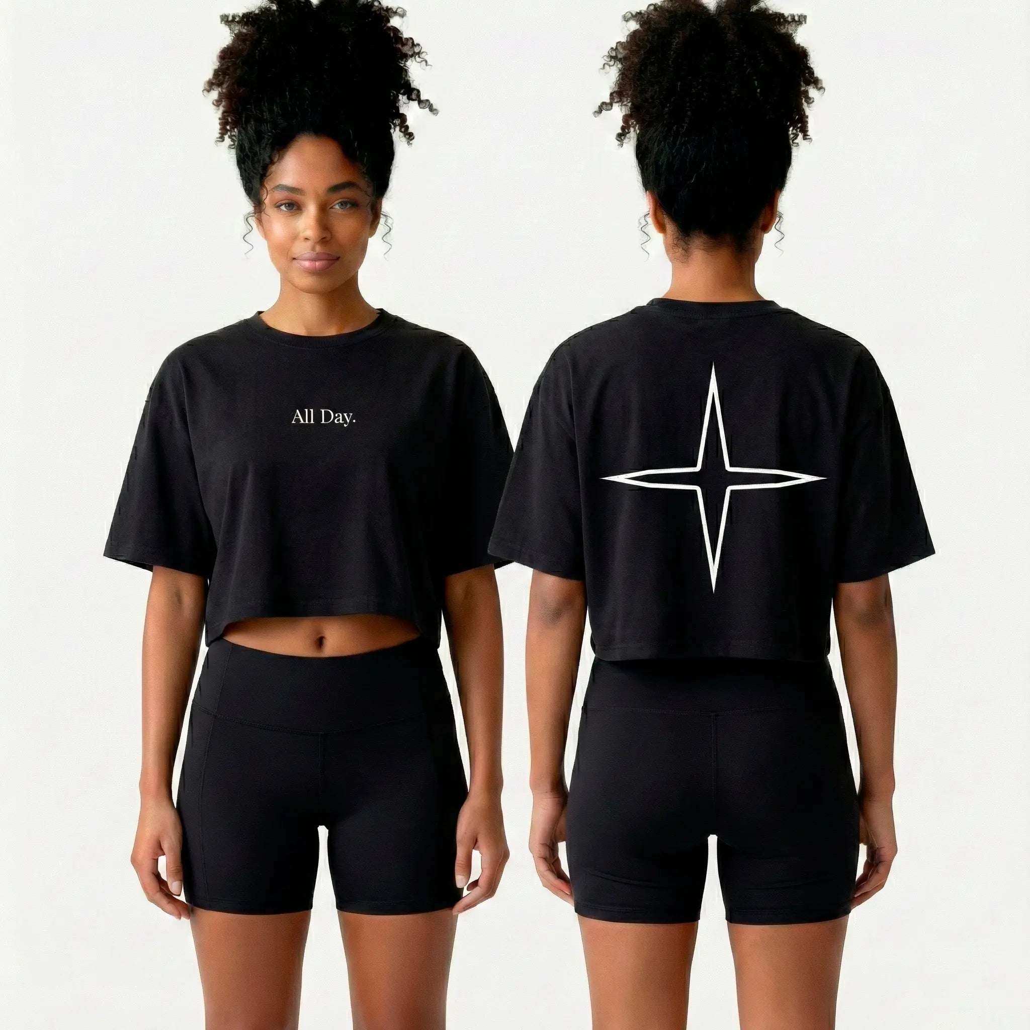 Cropped All Day/TUFF - Preto