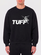 Moletom Boxy Careca TUFF Angel - Preto