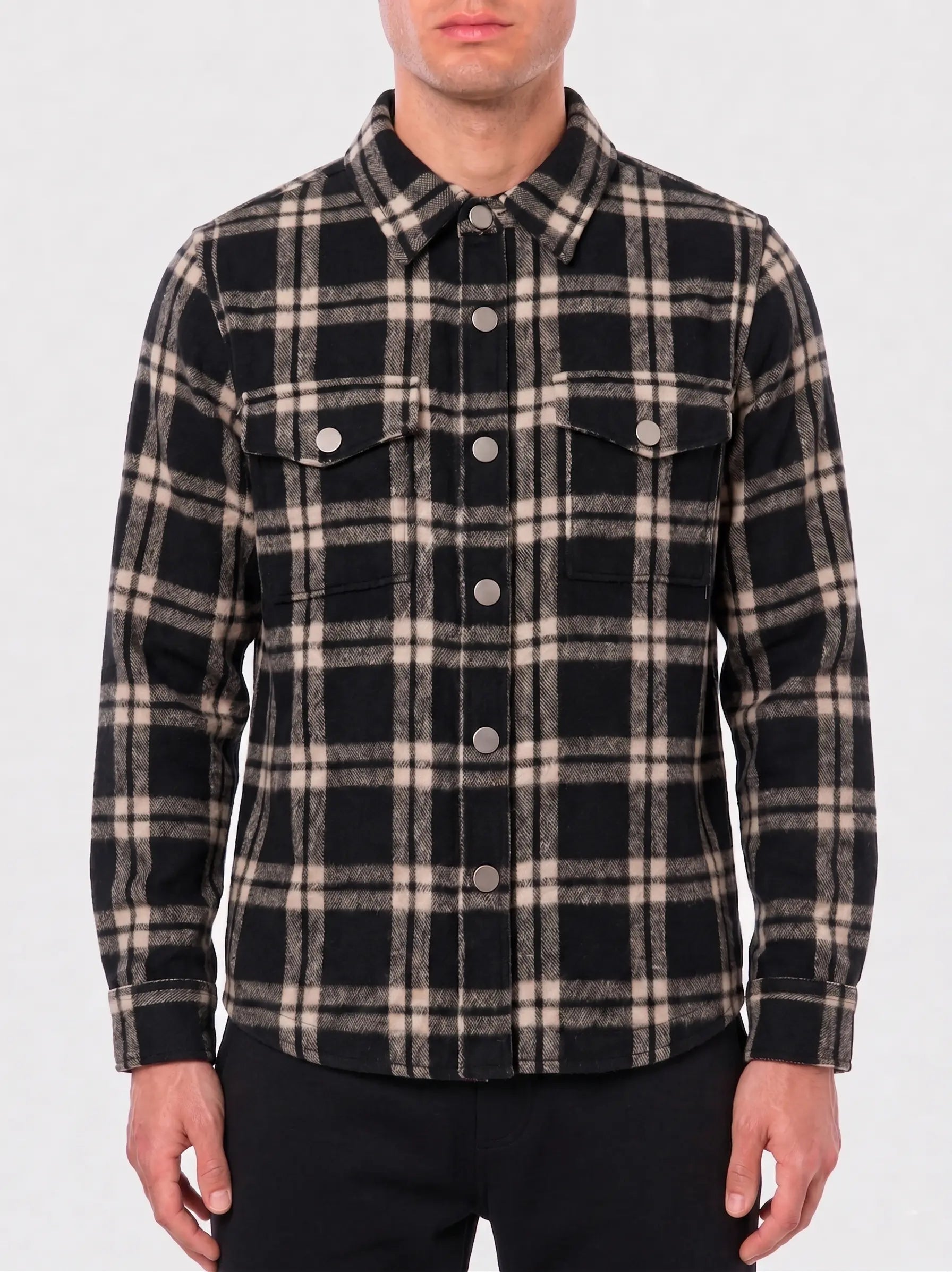 Camisa Flannel TUFF - Marrom