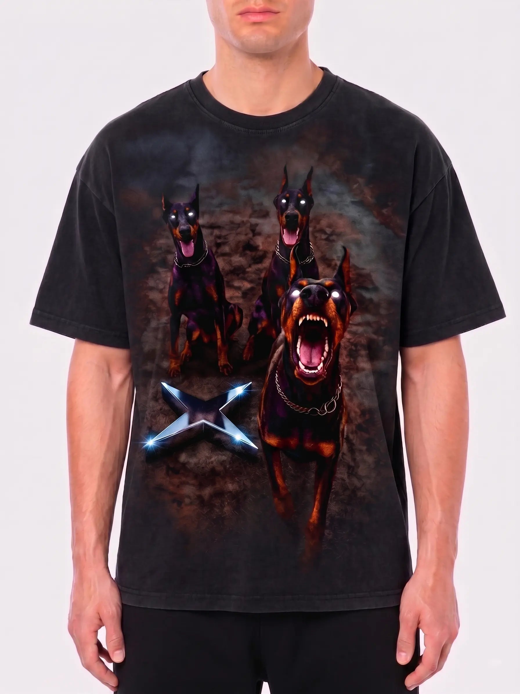 Camiseta TUFF Dogs - Preta Estonada