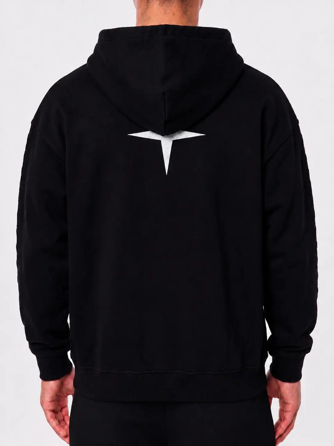 Moletom Boxy TUFF Angel - Preto