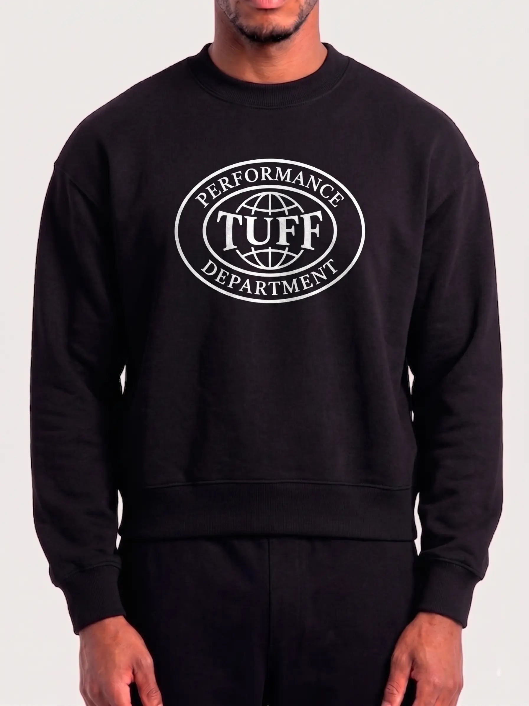 Moletom Boxy Careca TUFF Performance - Preto