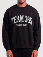 Moletom Boxy Careca Team 365 - Preto