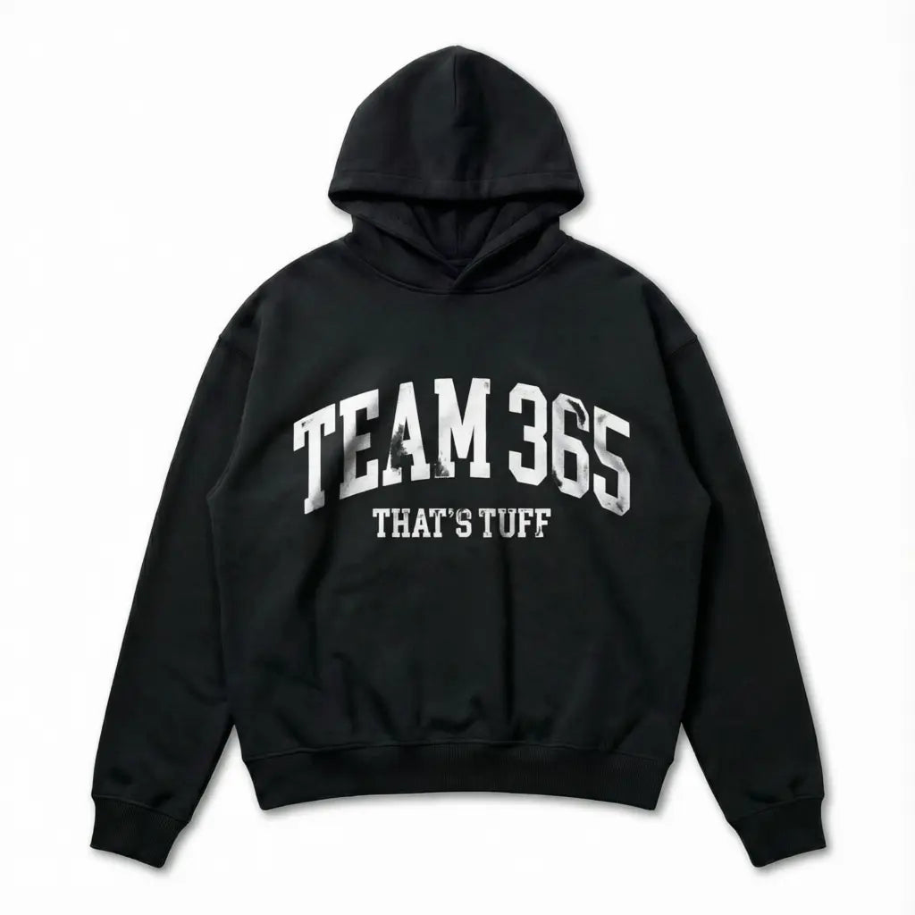 Moletom Boxy Team 365 - Preto
