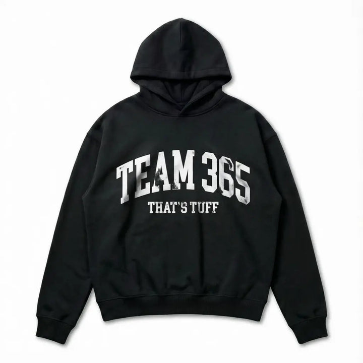 Moletom Boxy 400GMS - Team 365 Preto