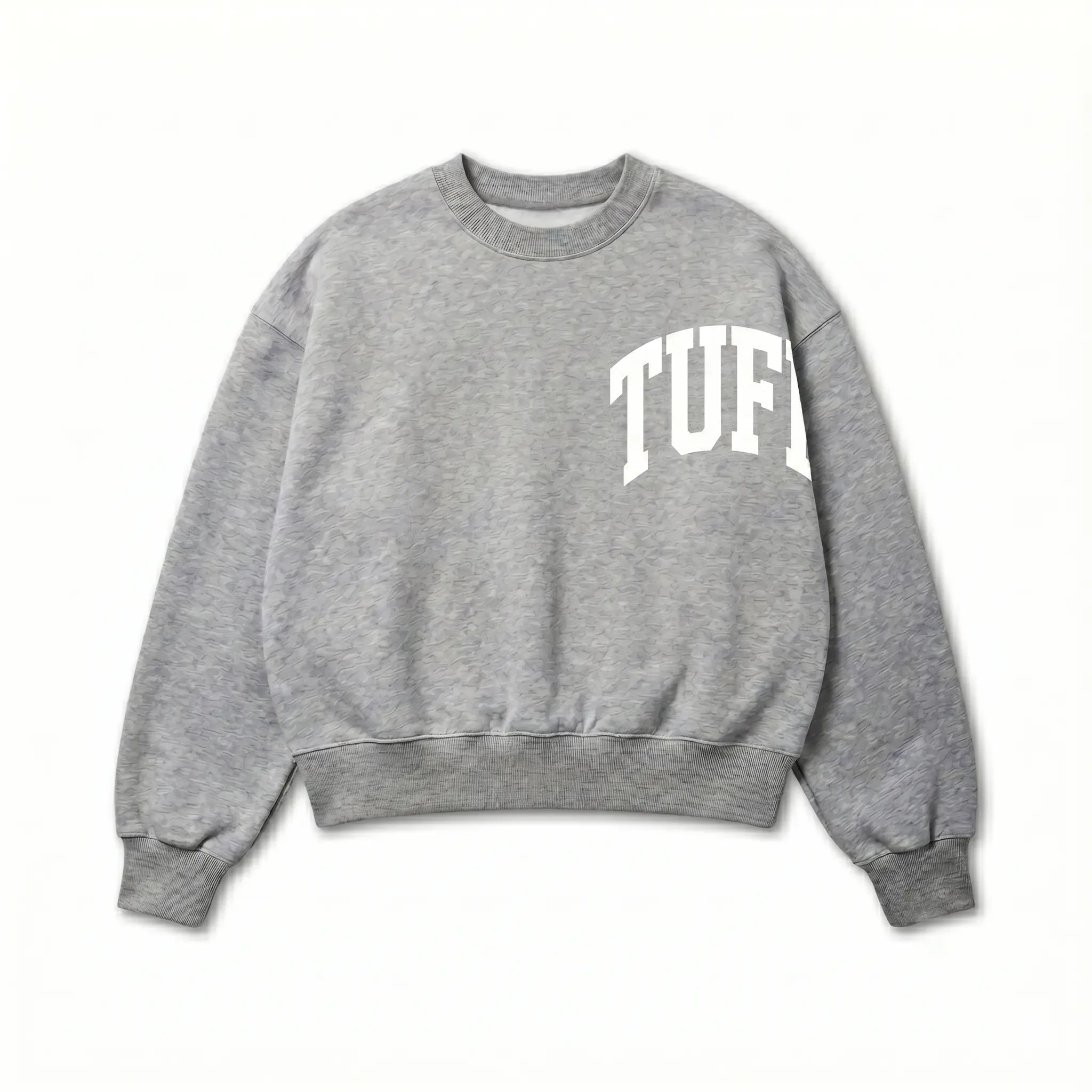 Moletom Boxy Careca TUFF Curve - Cinza