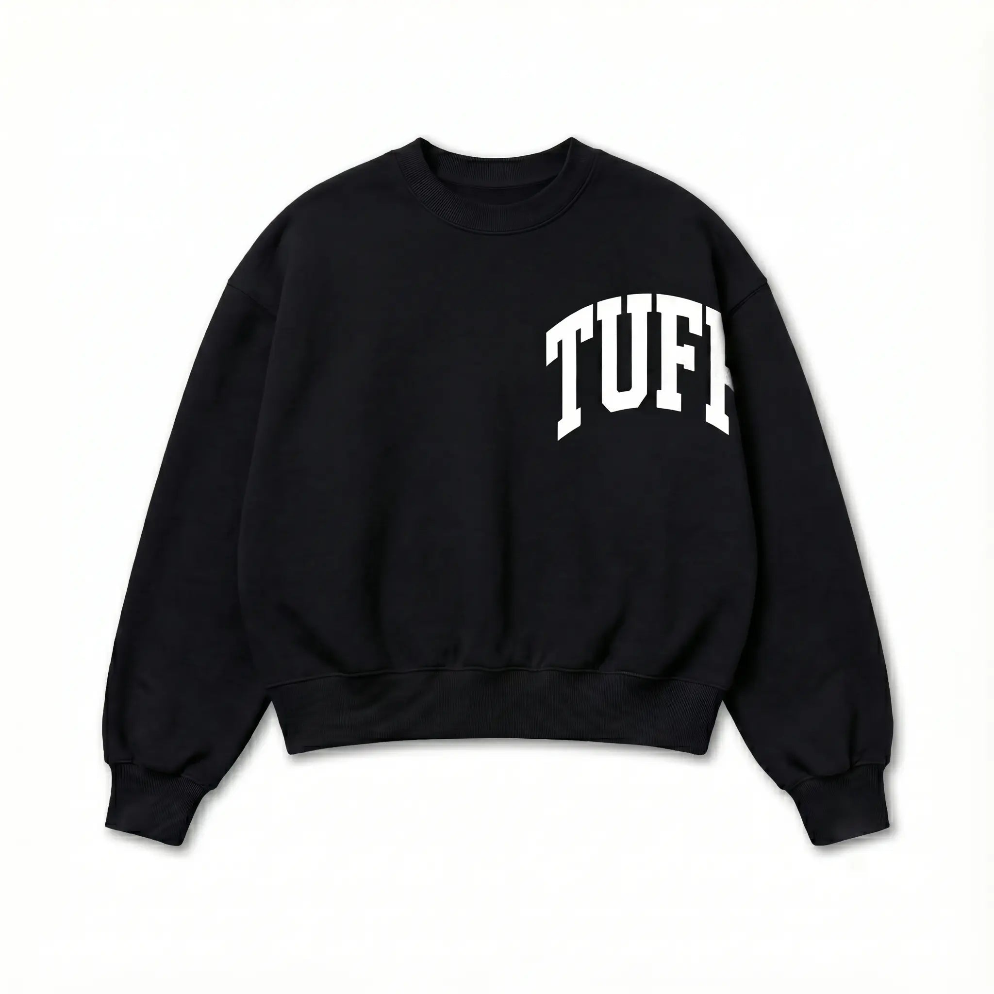 Moletom Boxy Careca TUFF Curve - Preto