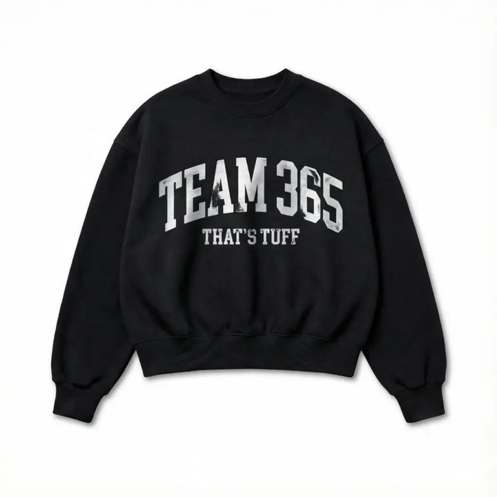 Moletom Boxy Careca 220GMS - Team 365 Preto