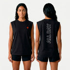 Camiseta TUFF/All Day - Preta Estonado